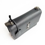 Saint Laurent Monogram Kate Chain Bag in Grained Leather